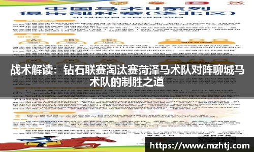 战术解读：钻石联赛淘汰赛菏泽马术队对阵聊城马术队的制胜之道